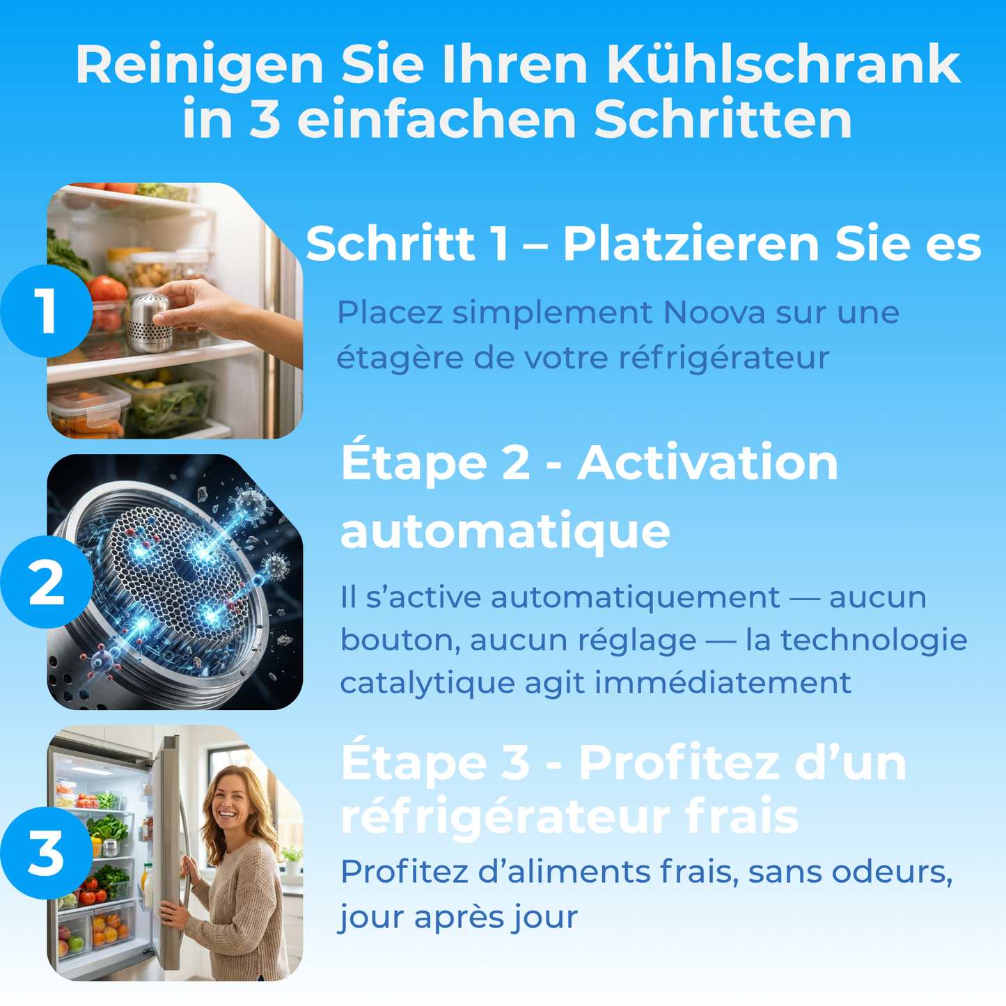 Kühlschrank-Luftreiniger Noova™